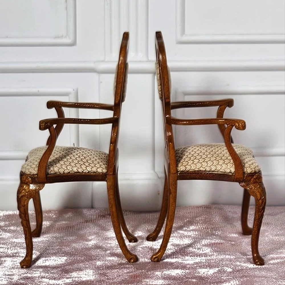 Bespaq Dollhouse Miniature Chairs 1:12 - Picture 3 of 6